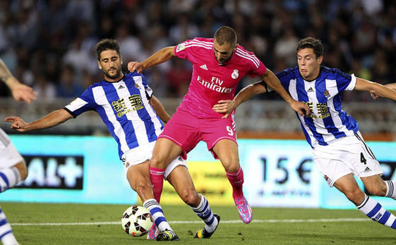 El Real Madrid pincha en Anoeta (4-2)