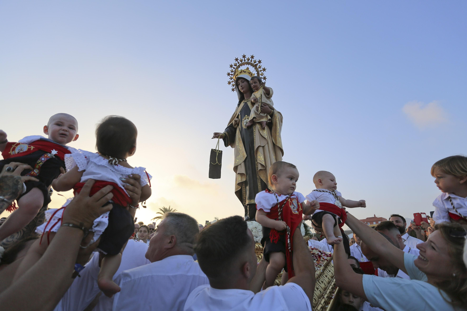 Las fotos de las procesiones de la Virgen del Carmen en Málaga