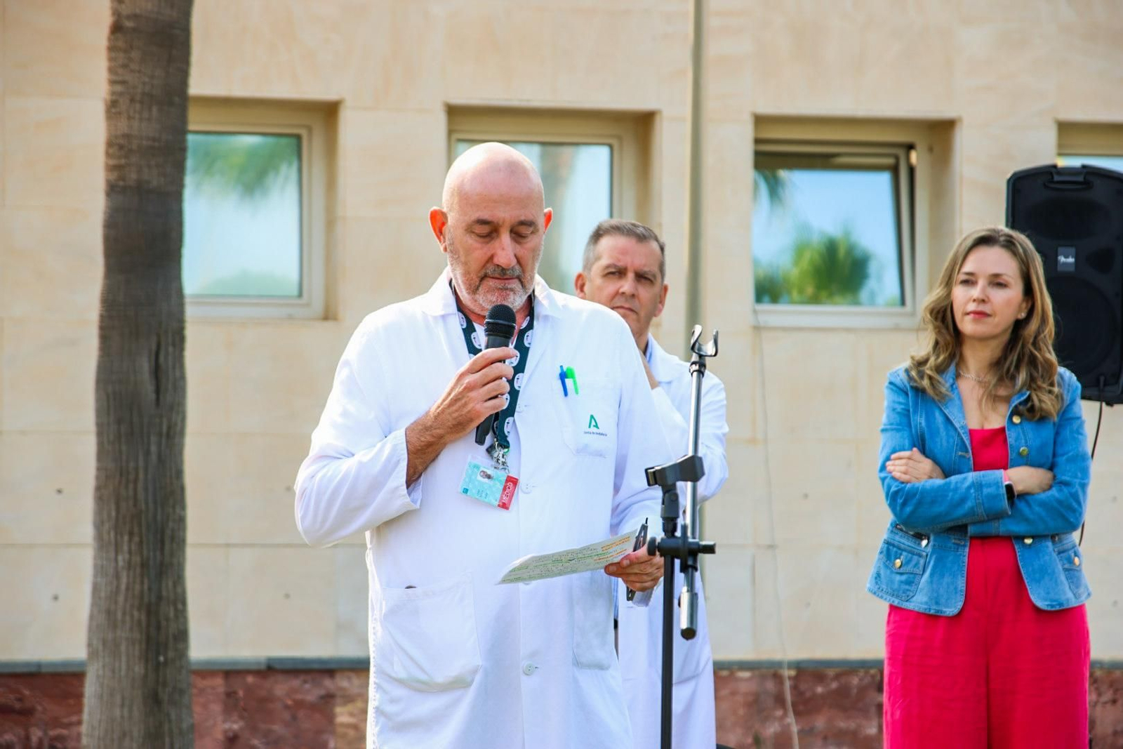 Imágenes del homenaje a los donantes de órganos y tejidos en el Hospital de Poniente