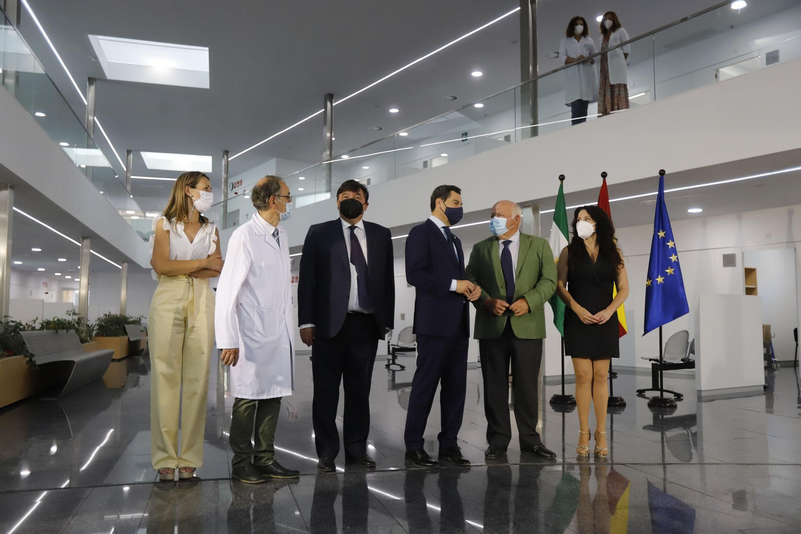 Imágenes de la inauguración del Centro de Salud de Isla Chica en Huelva