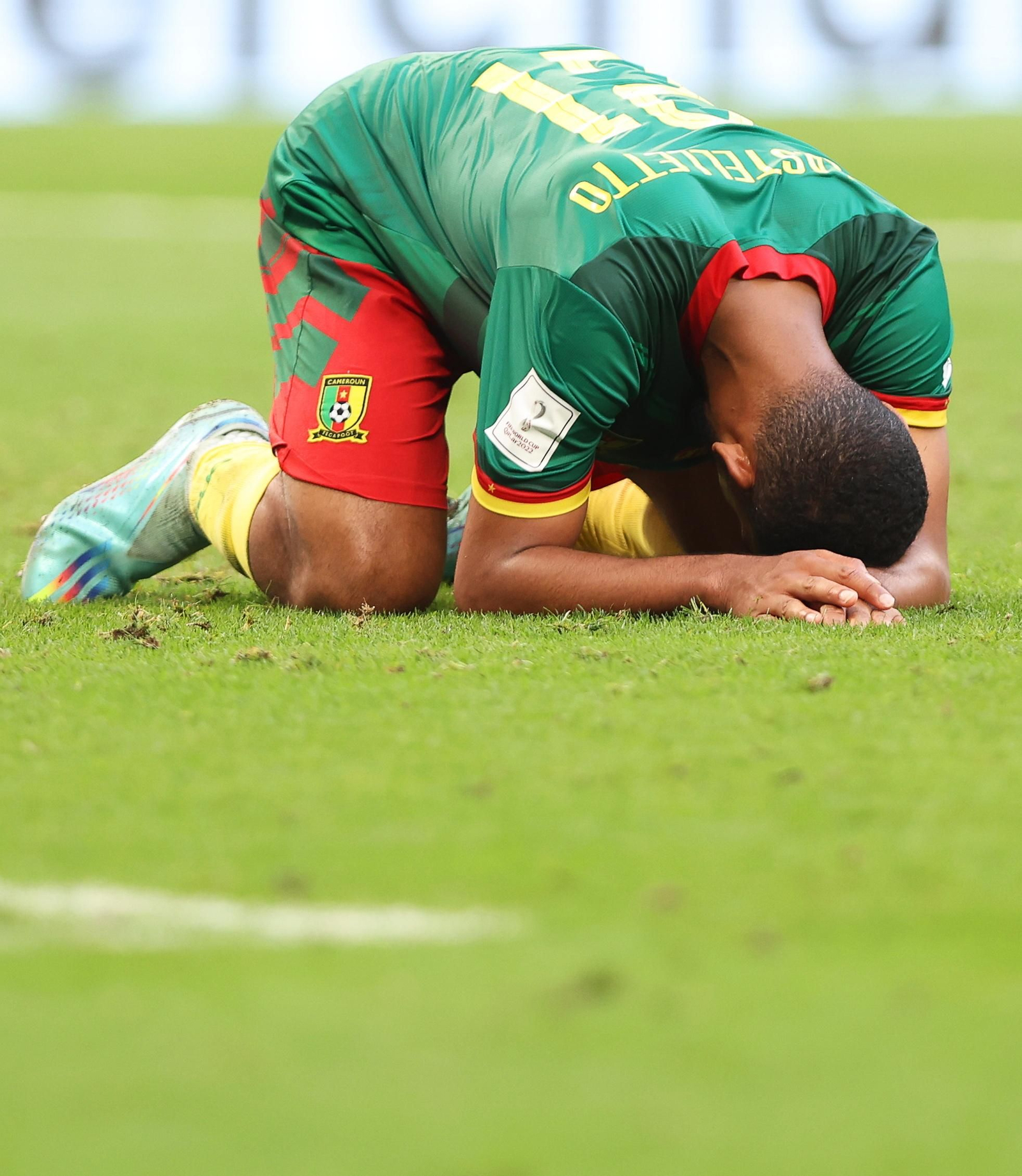 Las imágenes del Camerún - Serbia