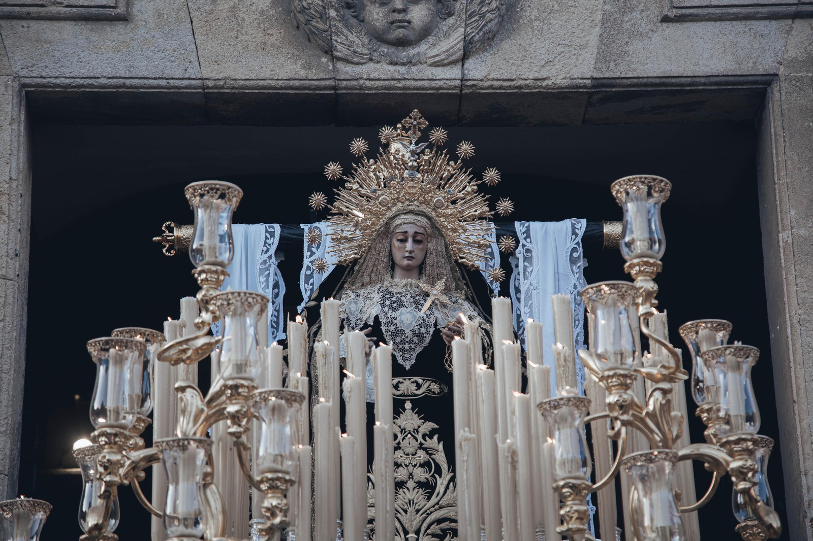 Las imágenes de la Soledad de San Lorenzo en la Semana Santa de Sevilla 2023