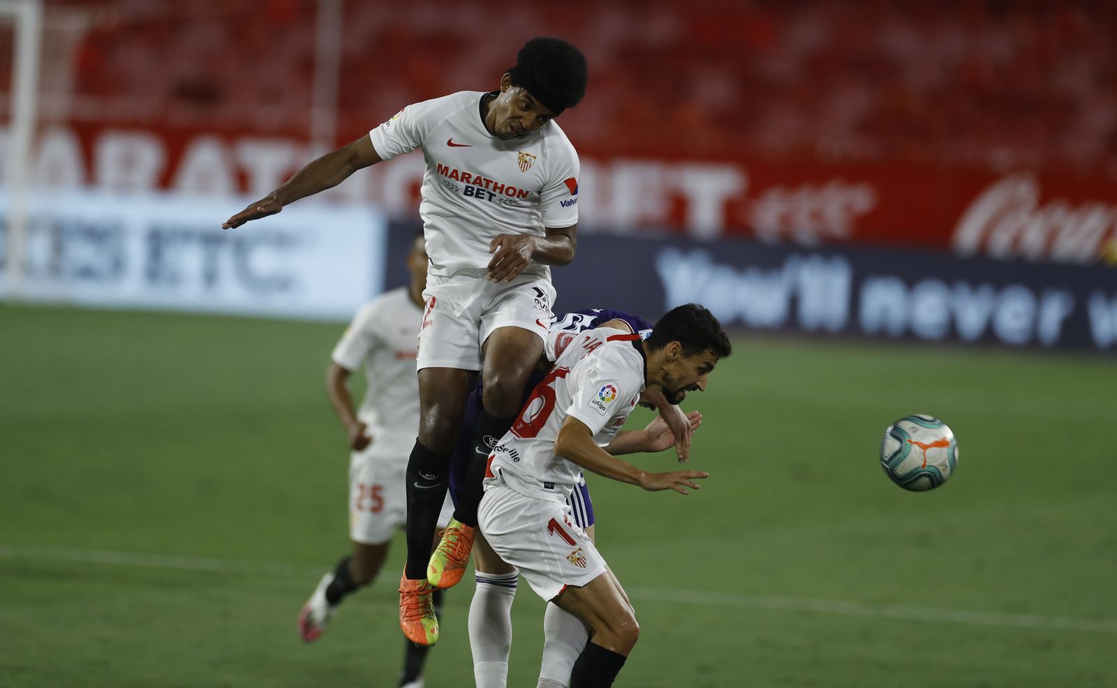 Las imágenes del Sevilla-Valladolid