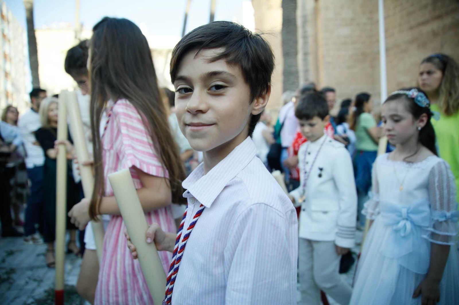 Imágenes de la procesión del Corpus Christi en Almería: así han sido la misa y la posterior marcha por la capital