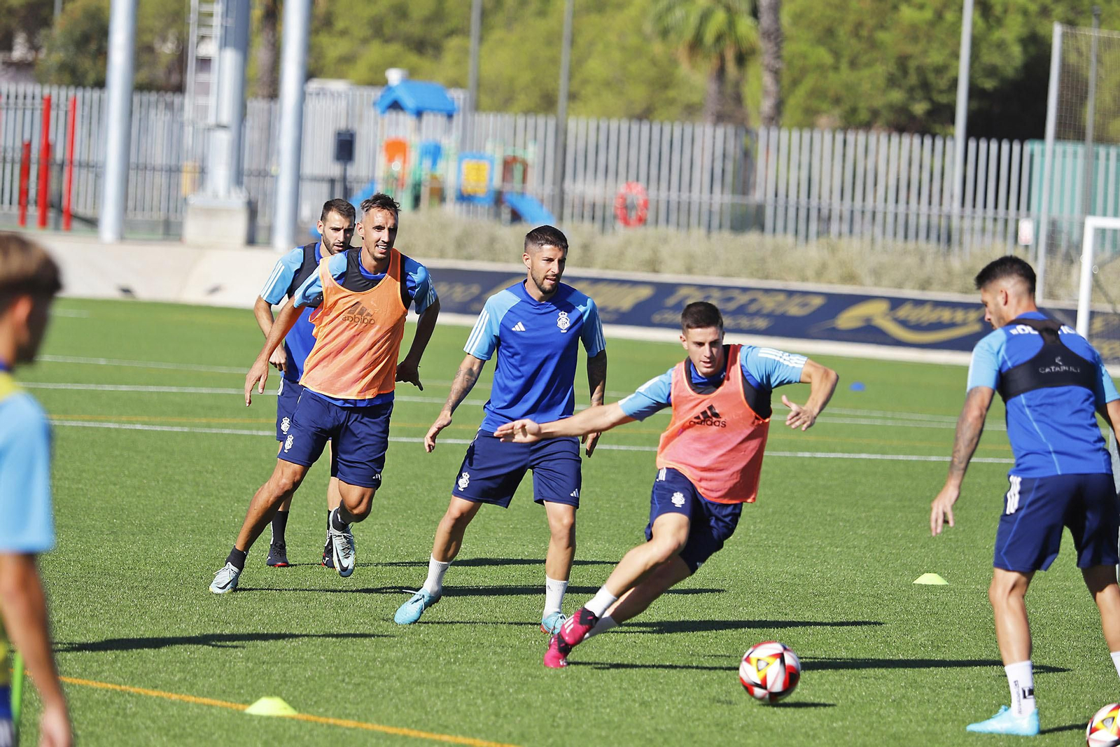 Imágenes del entrenamiento del Recreativo de Huelva