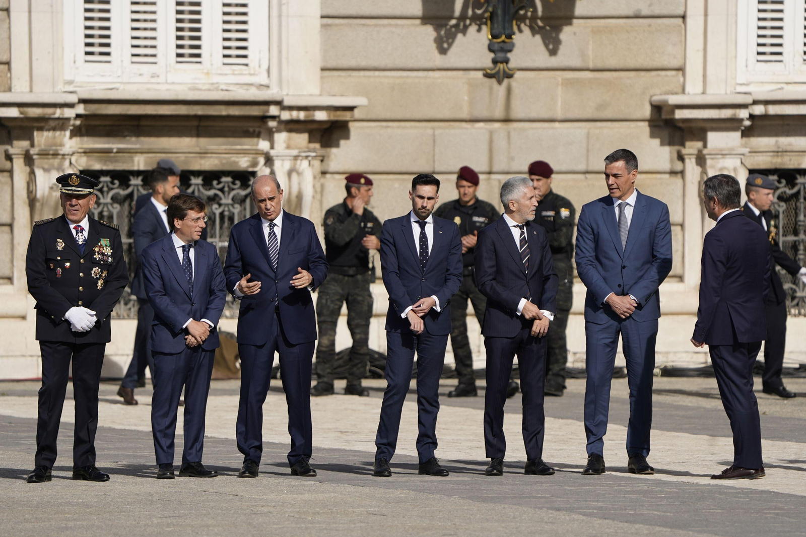 Los Reyes presiden los actos del bicentenario de la Policía Nacional