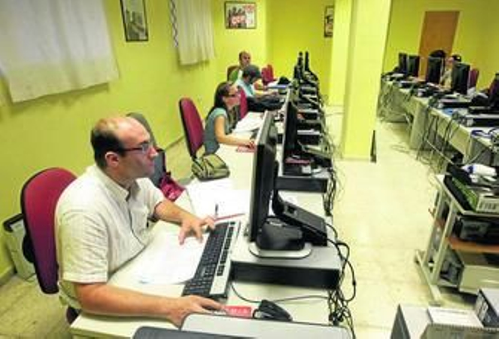 Asistentes a un curso de formación en Algeciras.