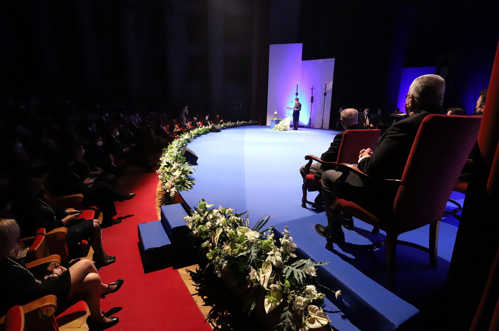Imágenes del Pregón de la Semana Santa de Huelva 2021 de Eduardo Sugrañes