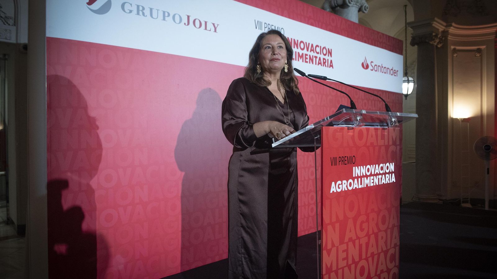 Carmen Crespo, en un momento de su intervención