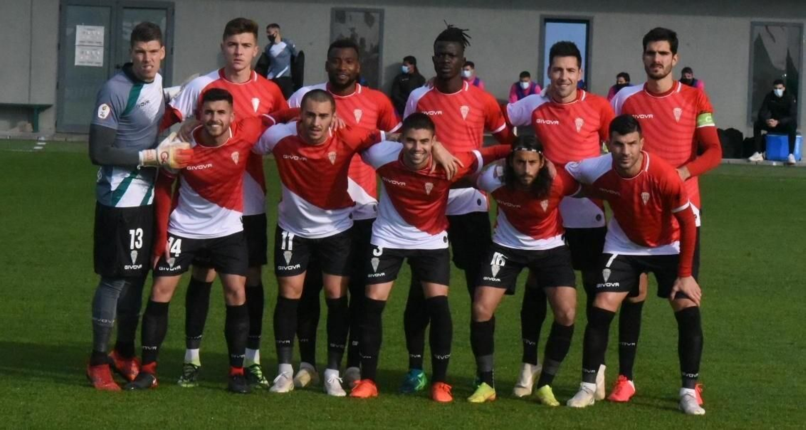 Once inicial del Córdoba CF ante el Betis Deportivo.