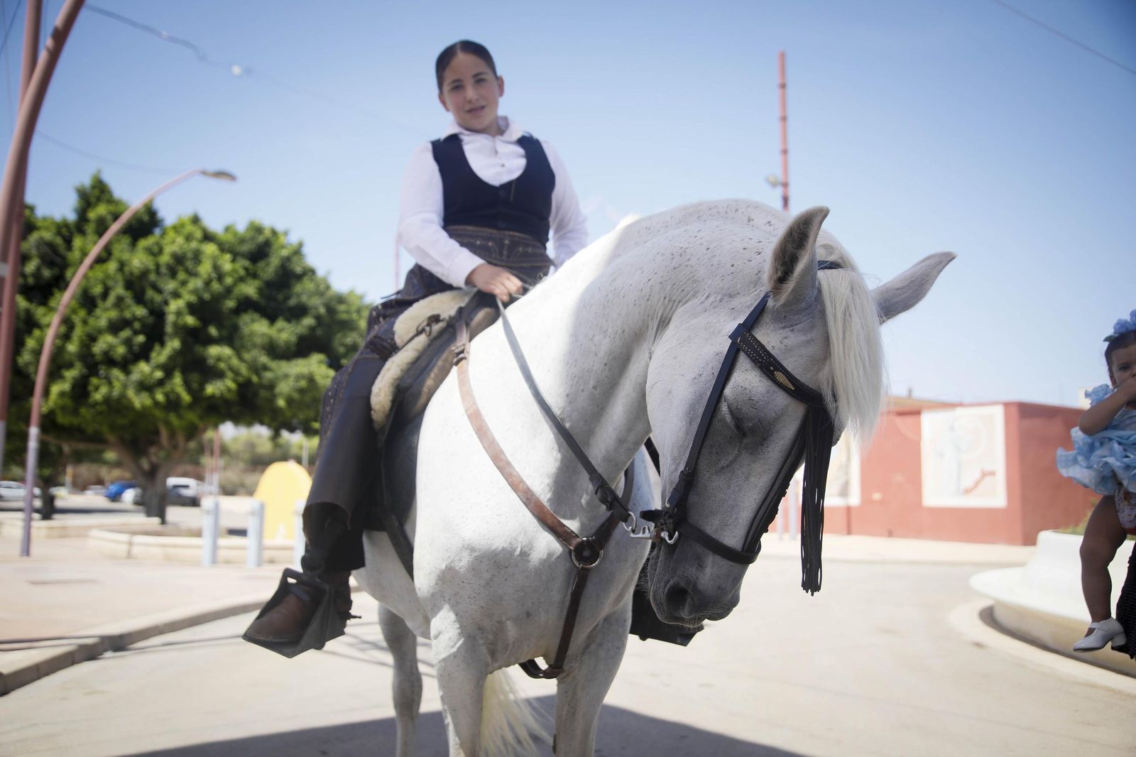 Las imágenes del paseo de Caballos y Carruajes, en el recinto ferial