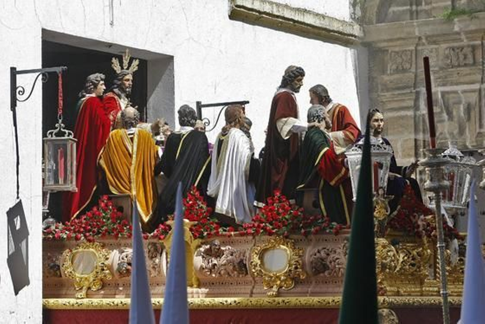 Salida de la Sagrada Cena del Convento de Santo Domingo. 

Foto: Jose Braza