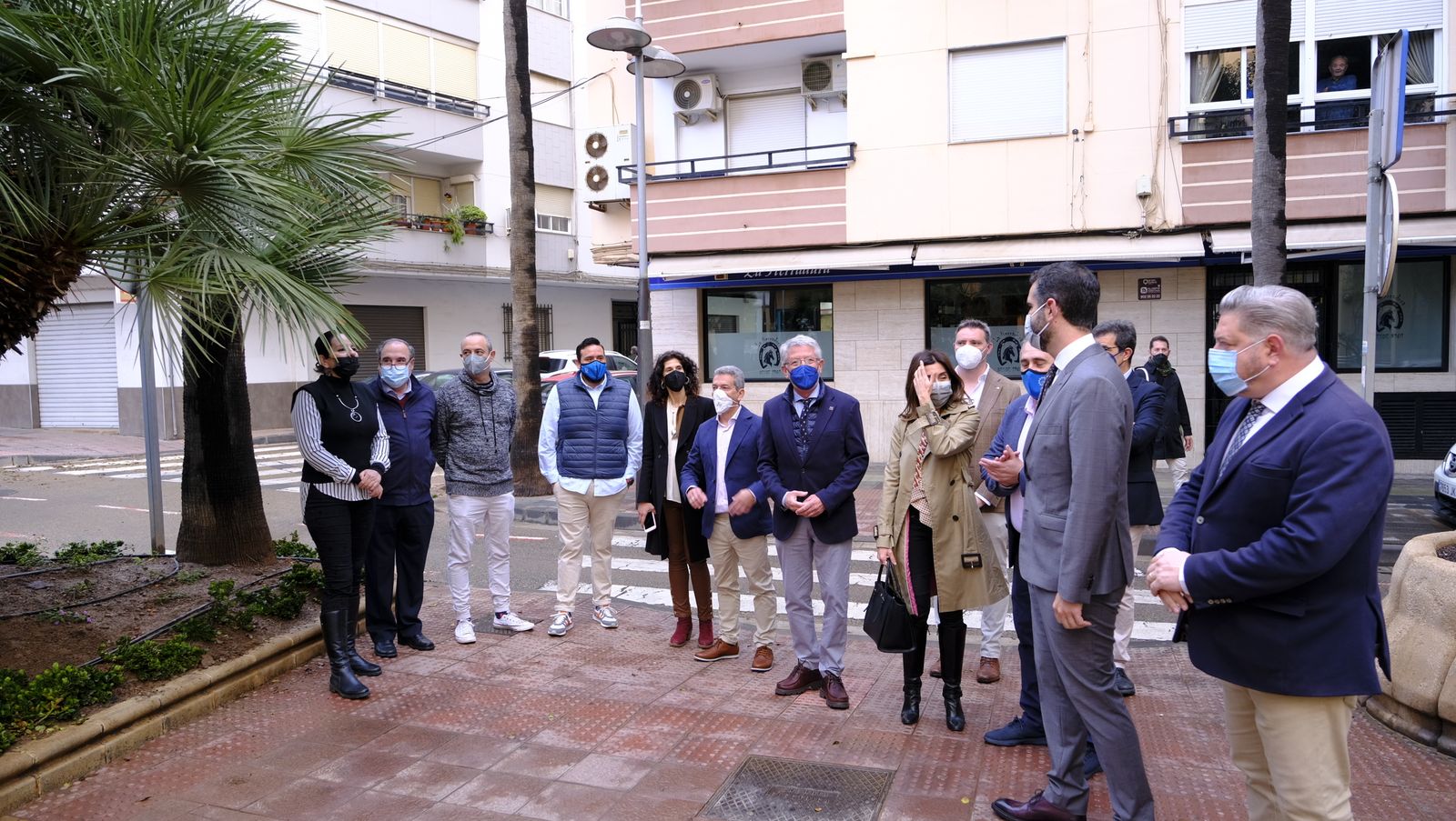 Imágenes de la visita del Alcalde de Almería al Colegio La Safa, por su 75 aniversario.