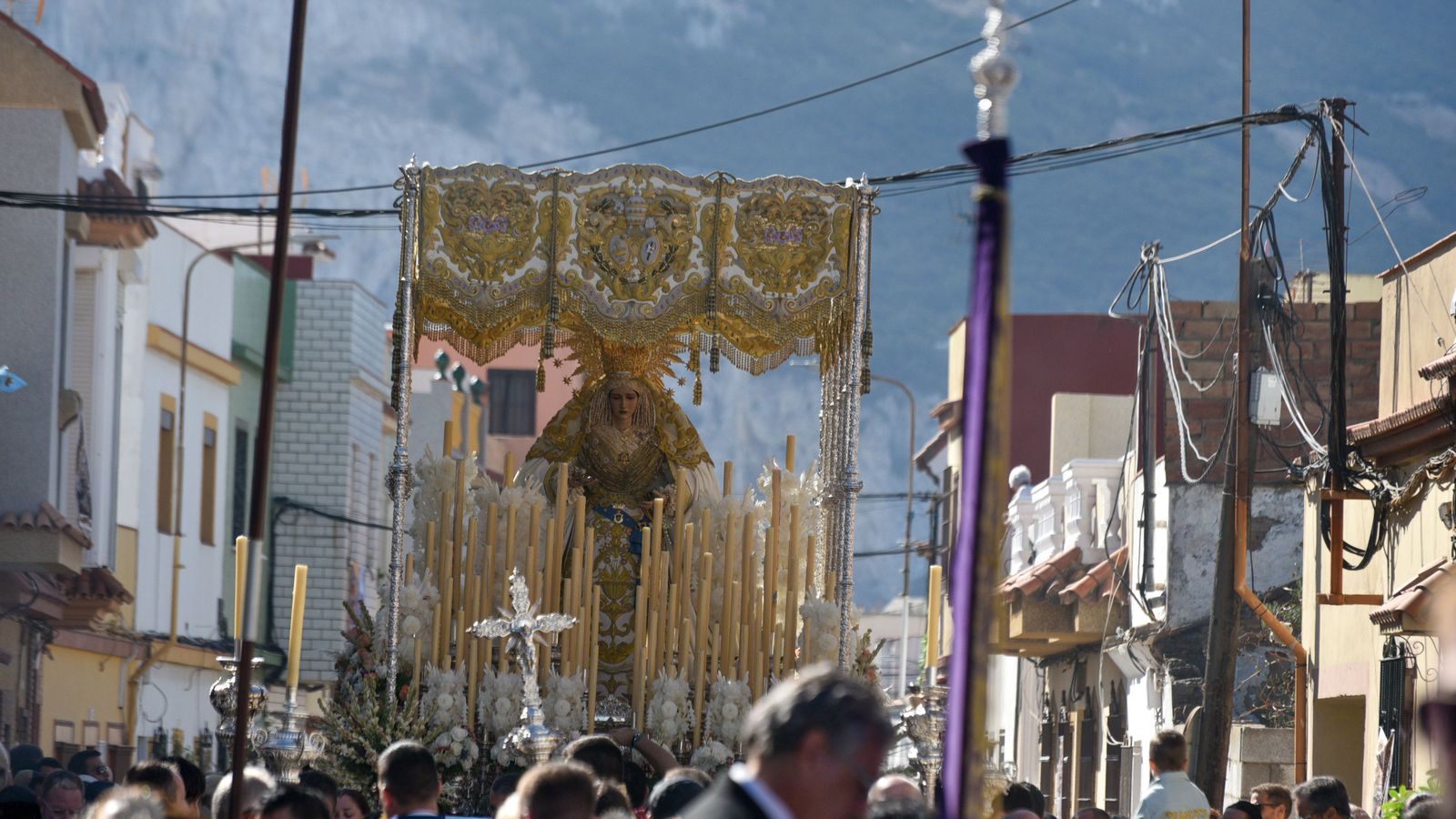Procesión de la Virgen de La Salud en La Línea