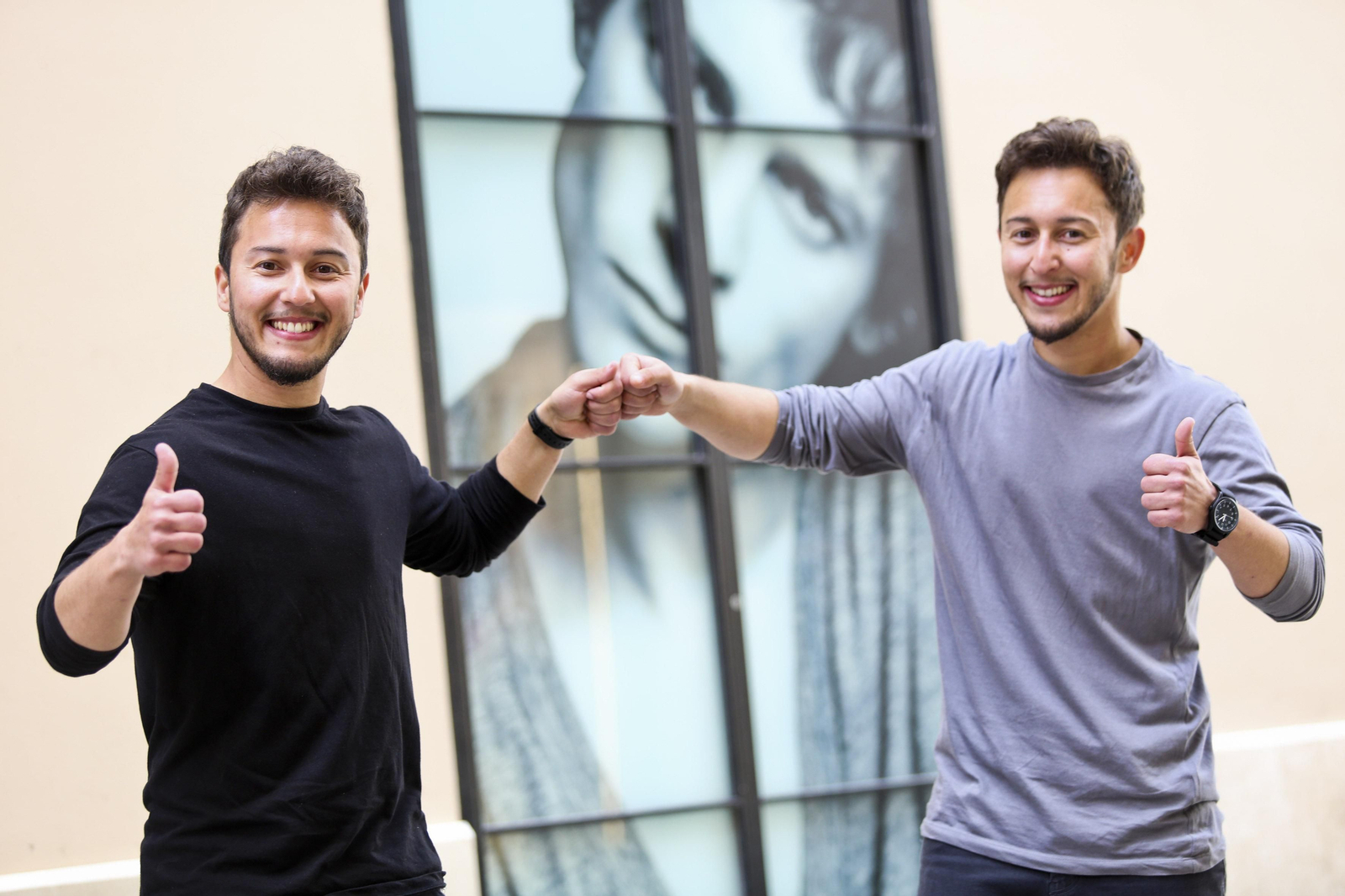 Lucas y Mateo, en una imagen de 2018. Lucas y Mateo, en una imagen de 2018.