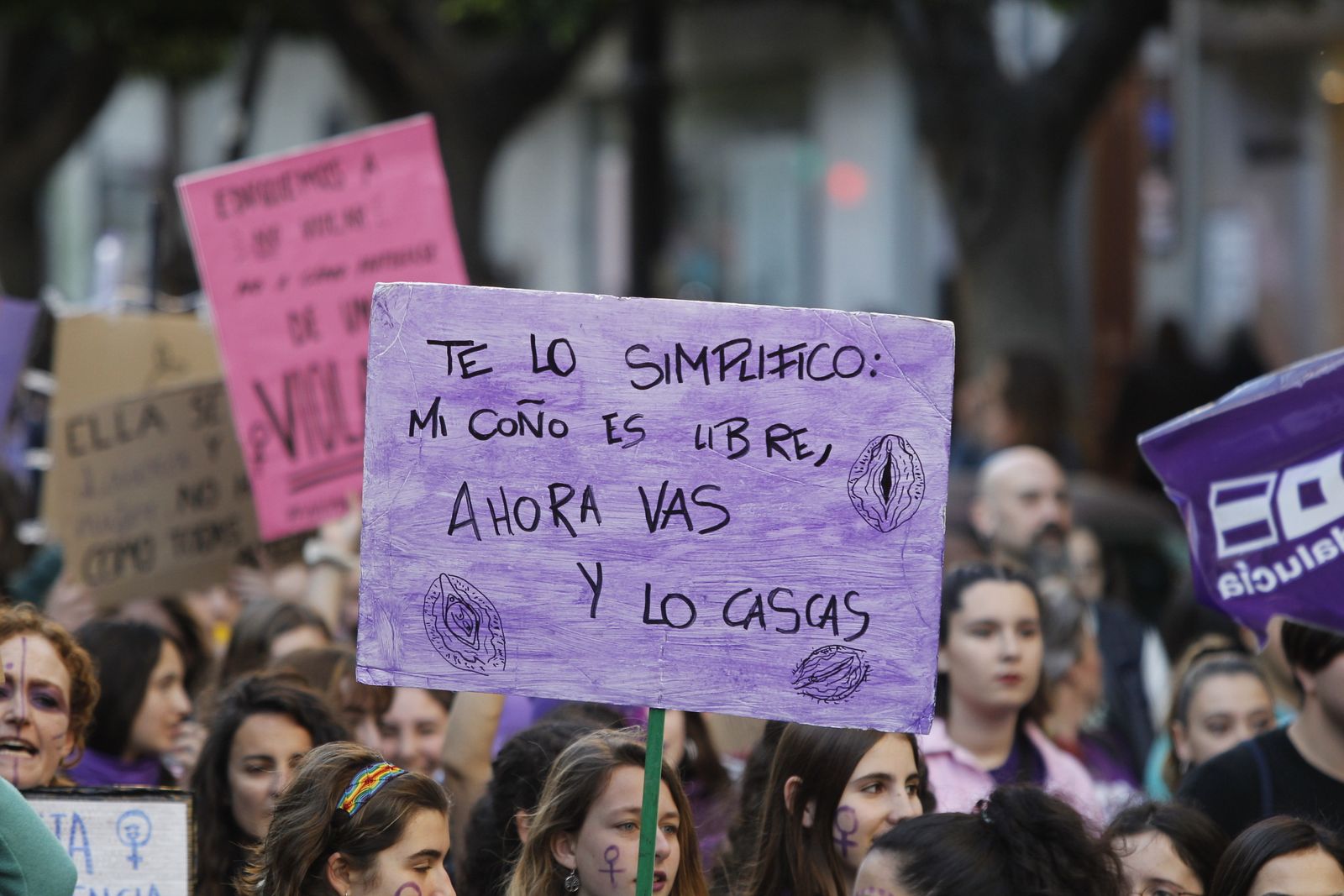 Fotogalería manifestación Día Internacional de la Mujer
