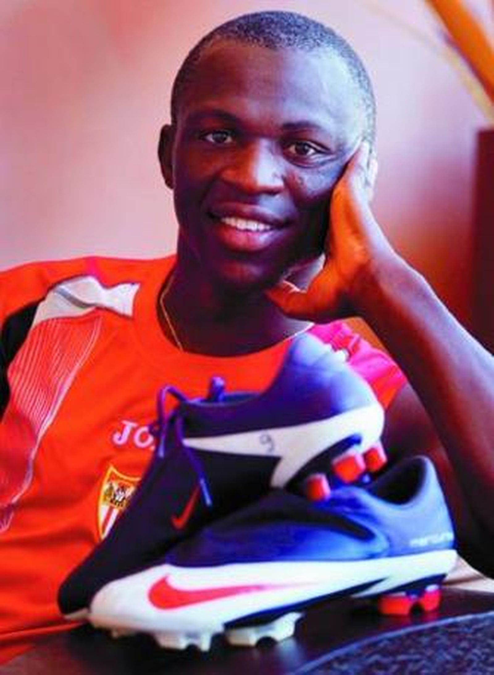 El marfileño Arouna Kone, en el hotel de concentración sevillista en Costa Ballena.