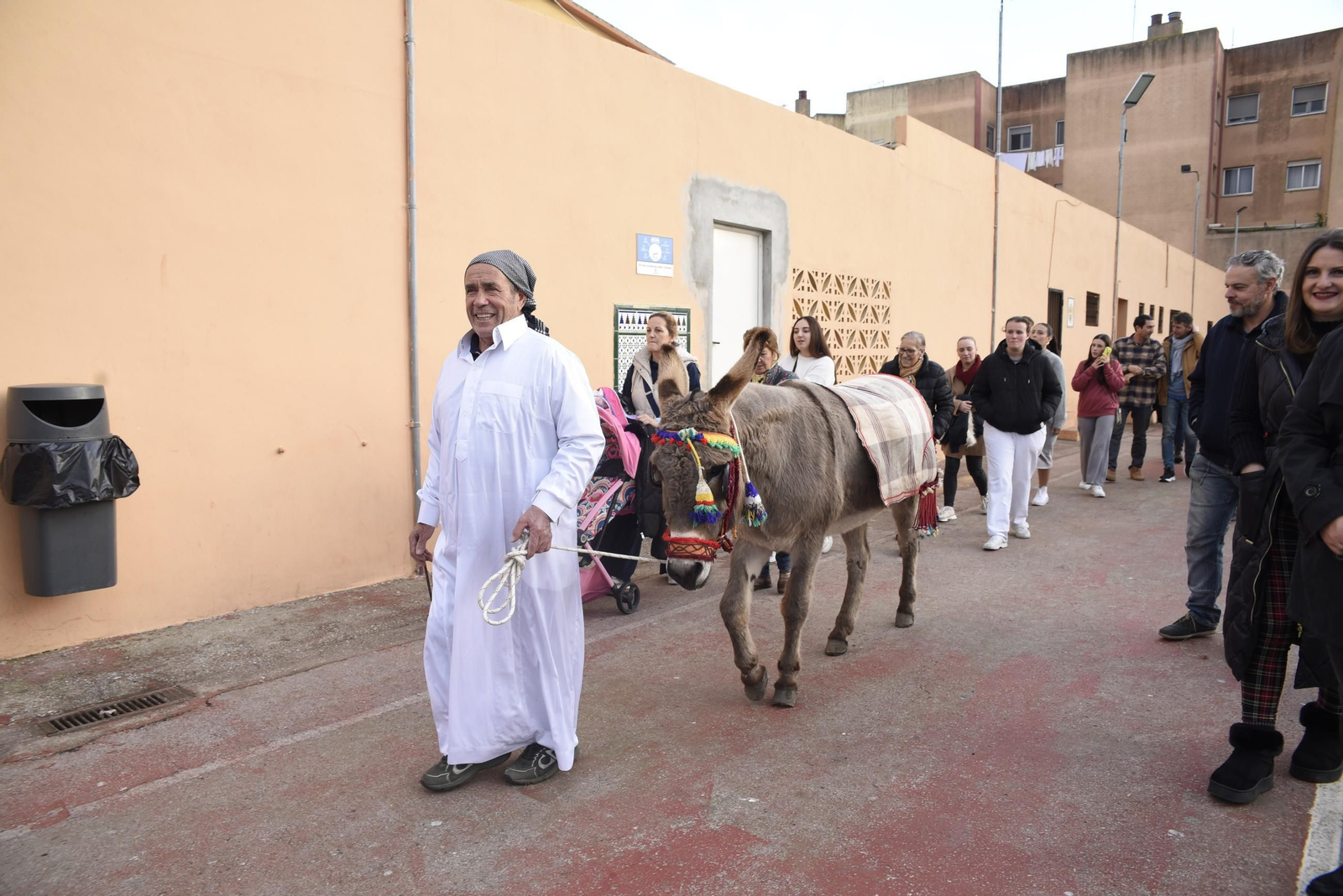 Fotos del belén viviente del Colegio Salesianos de La Línea