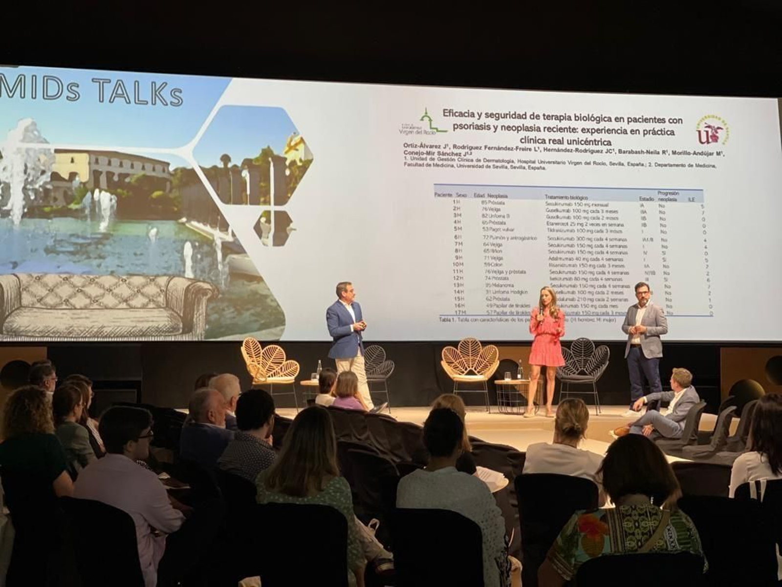 Presentación del estudio en la VIII Jornada Multidisciplinar de Enfermedades Inflamatorias de Mecanismo Inmunológico.
