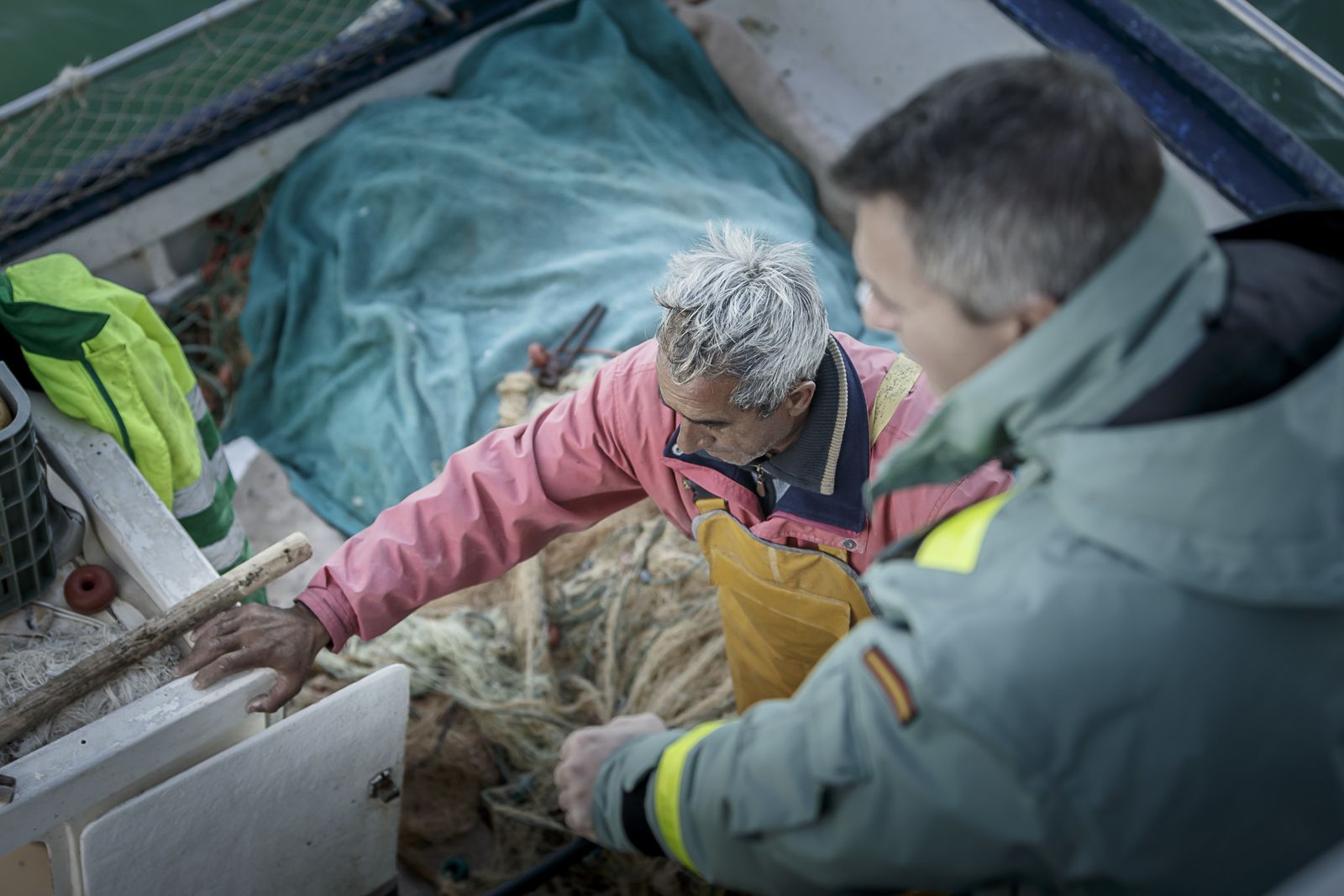A bordo de la patrullera 'Río Agueda'
