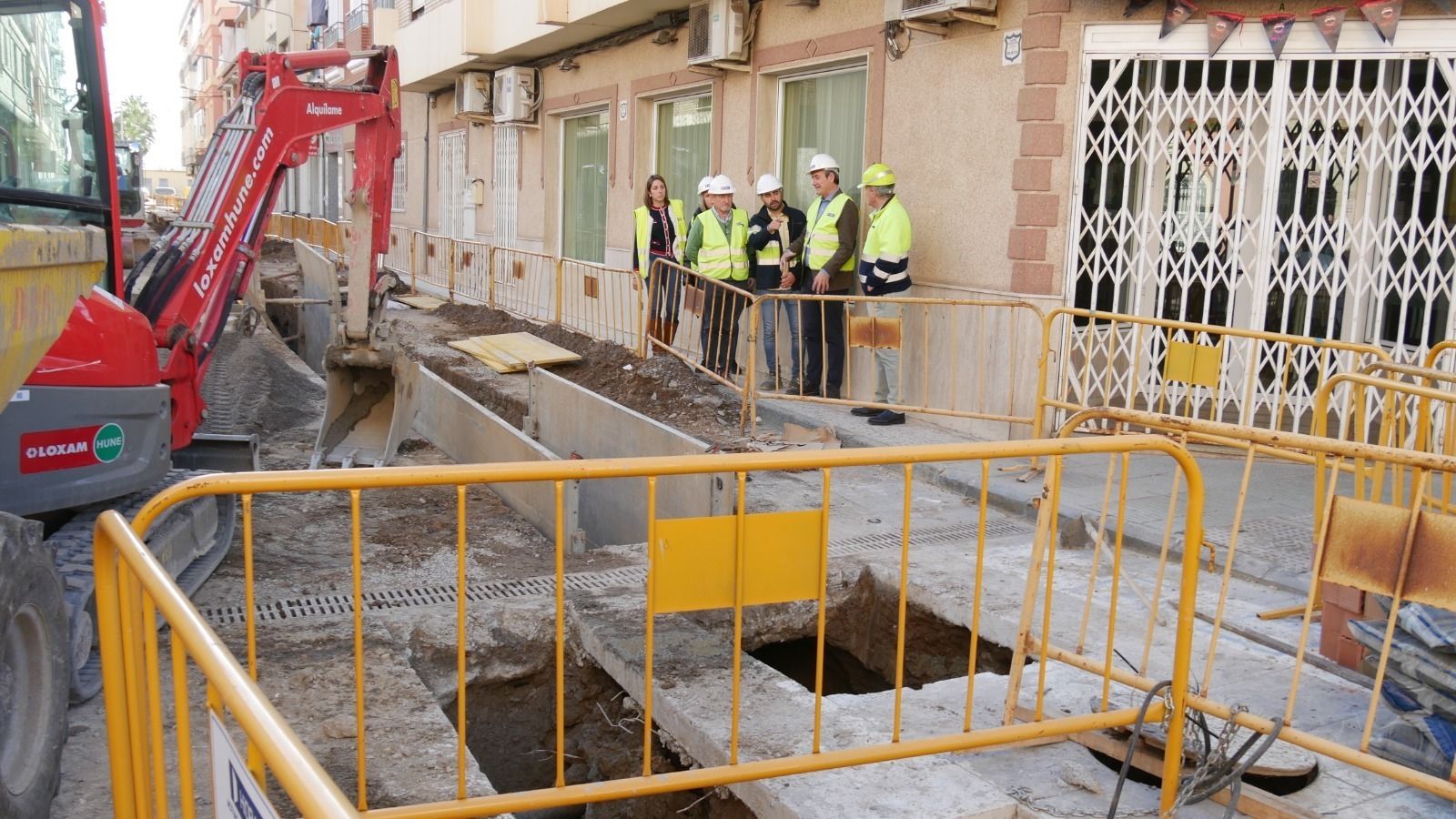 Los trabajos en las vías avanzan según lo previsto.