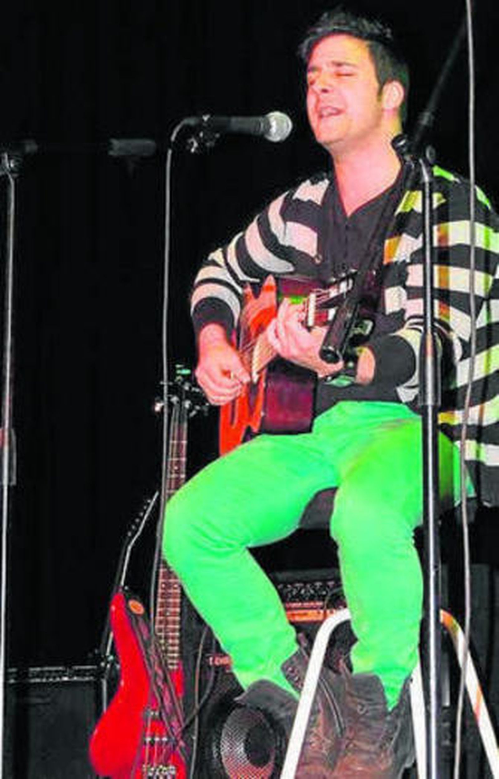 Un momento de la actuación de 'El Koala'.