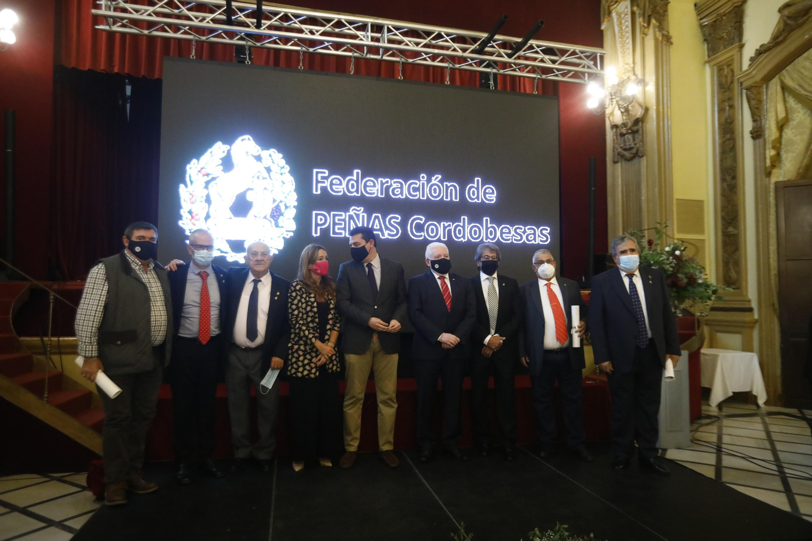 La entrega de los Potros de la Federación de Peñas Cordobesas, en fotografías