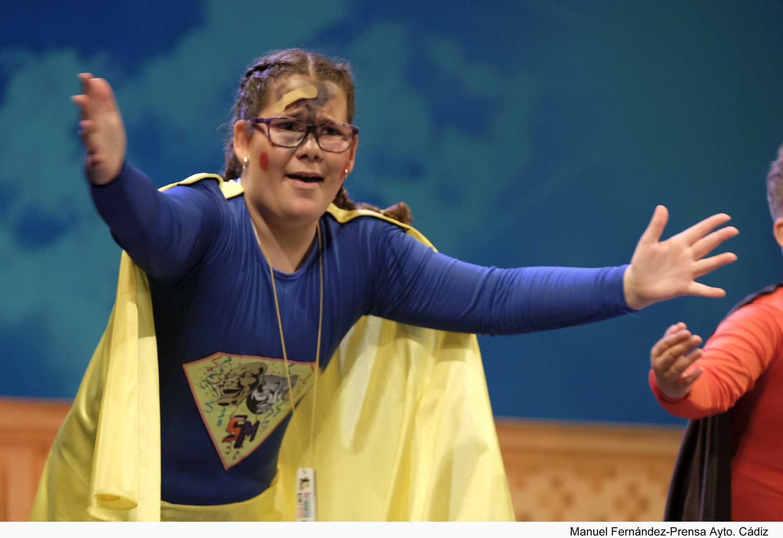 La chirigota puertorrealeña 'Los superminihéroes'.