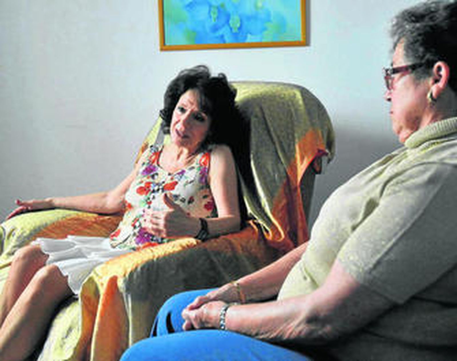 Susana Rotbard, especialista en Psicosomática, y la doctora Francisca López.