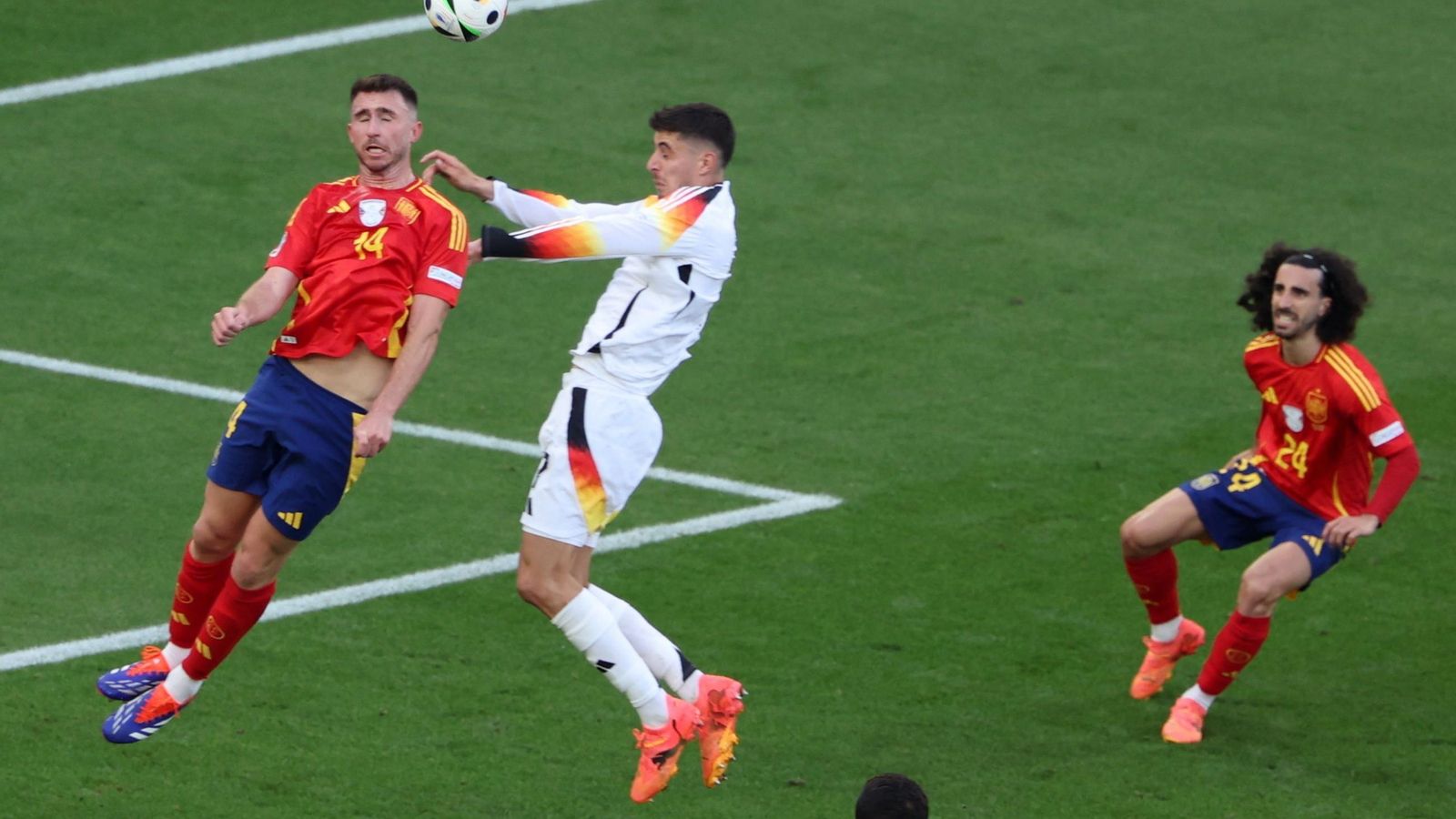 Las mejores fotos del España - Alemania