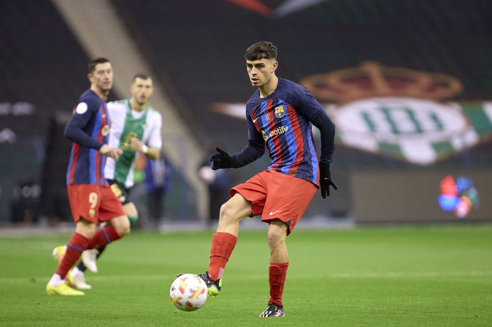 Las fotos de la primera parte del Betis - Barcelona