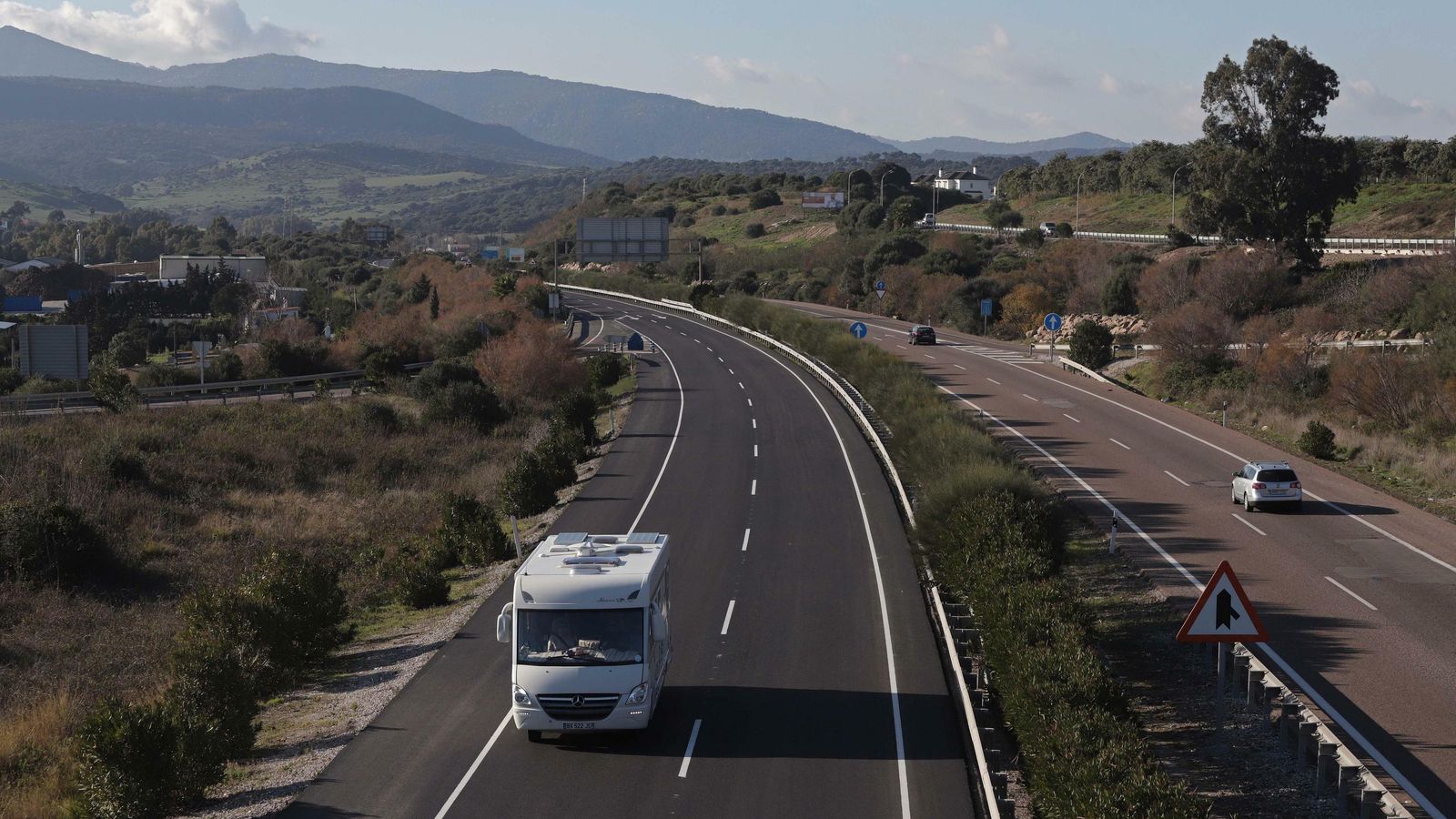 La A-381, enlaza el Campo de Gibraltar con Jerez