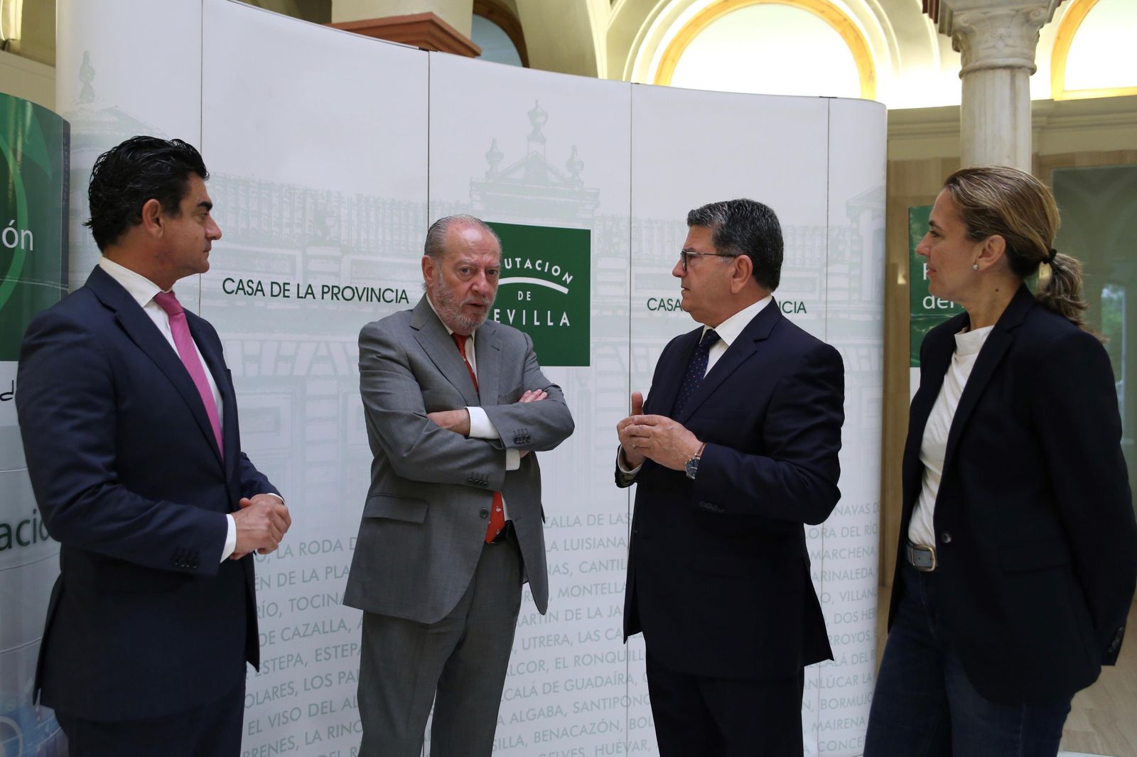 Villalobos, ayer en la Casa de la Provincia-