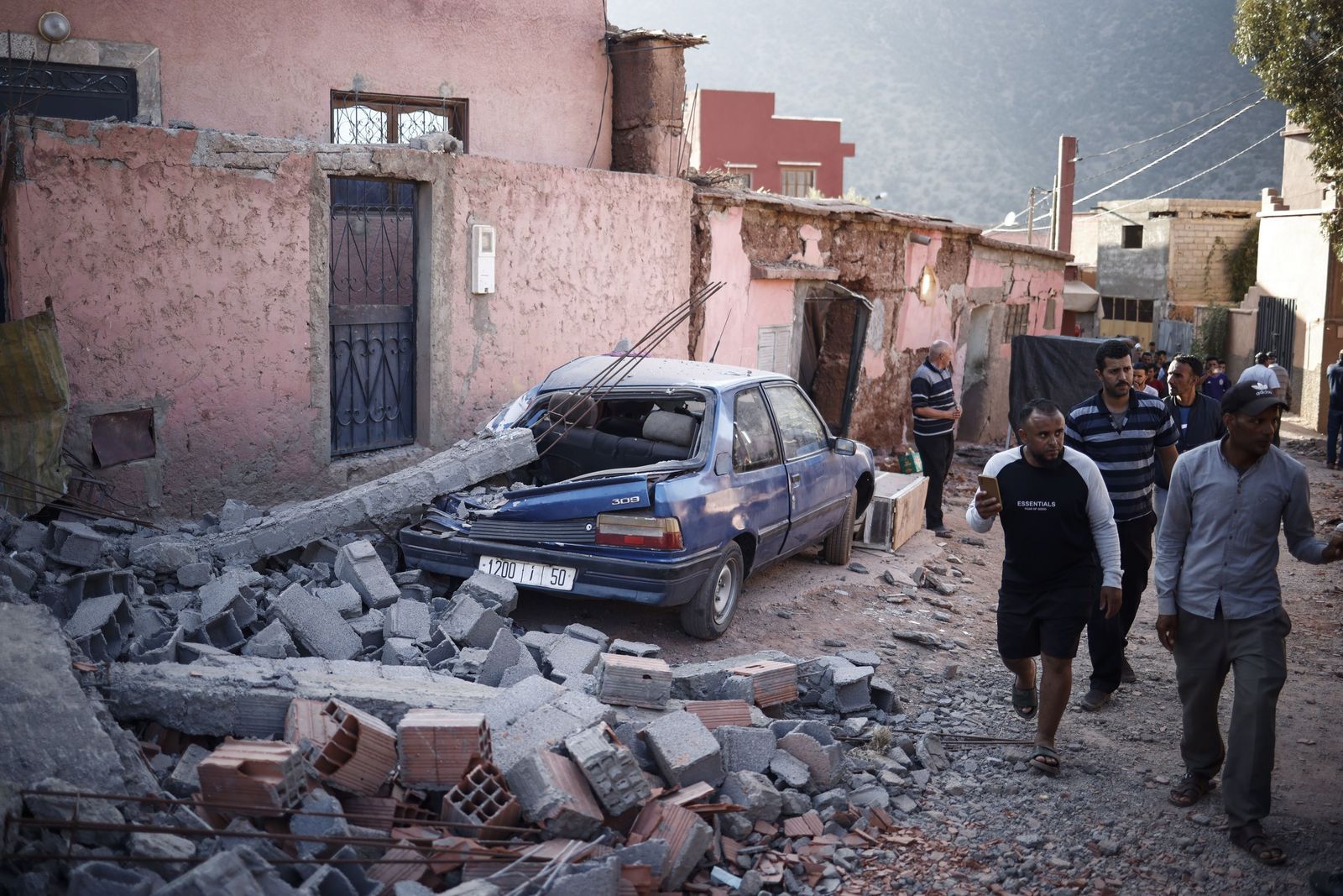 Imagen de la destrucción del terremoto de Marruecos