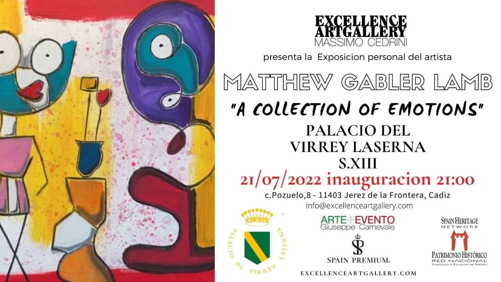 Matthew Gabler Lamb inaugurará una exposición en la Galería de Arte del Virrey en Jerez
