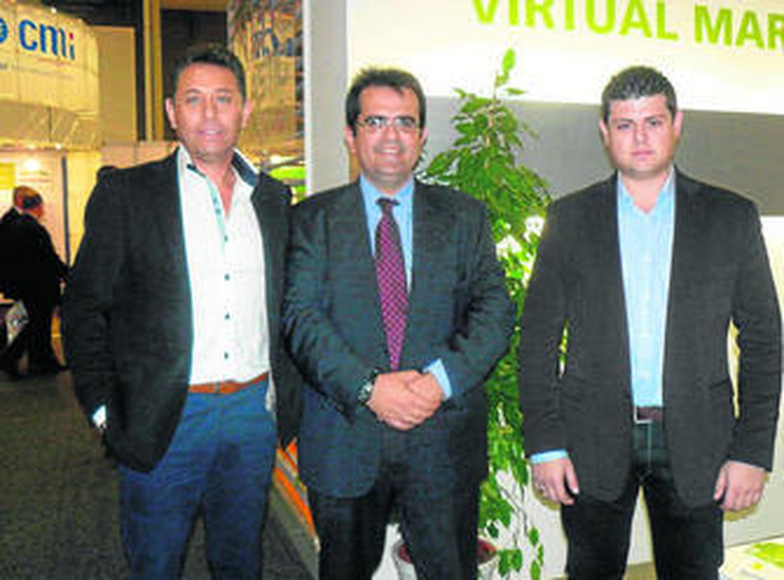 Francisco Belmonte (presidente de BioSabor), Antonio Jesús Rodríguez y Juan Francisco Castillo.