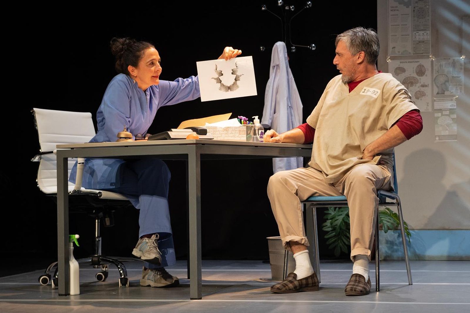 Representación de 'El diario del asesino de la regaña'.