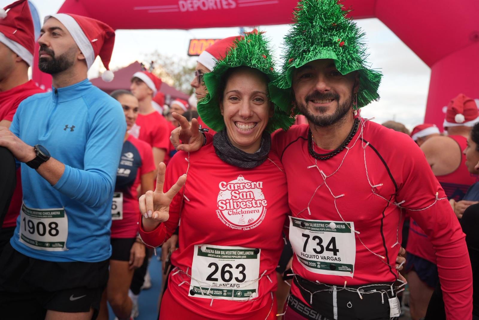 Imágenes de la XII Carrera San Silvestre Chiclanera