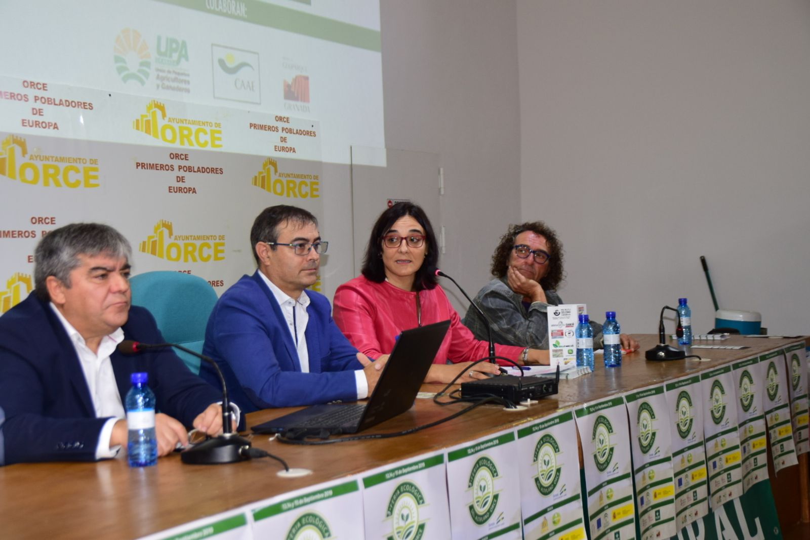Imagen de la presentación de la Feria Ecológica en la localidad de Orce