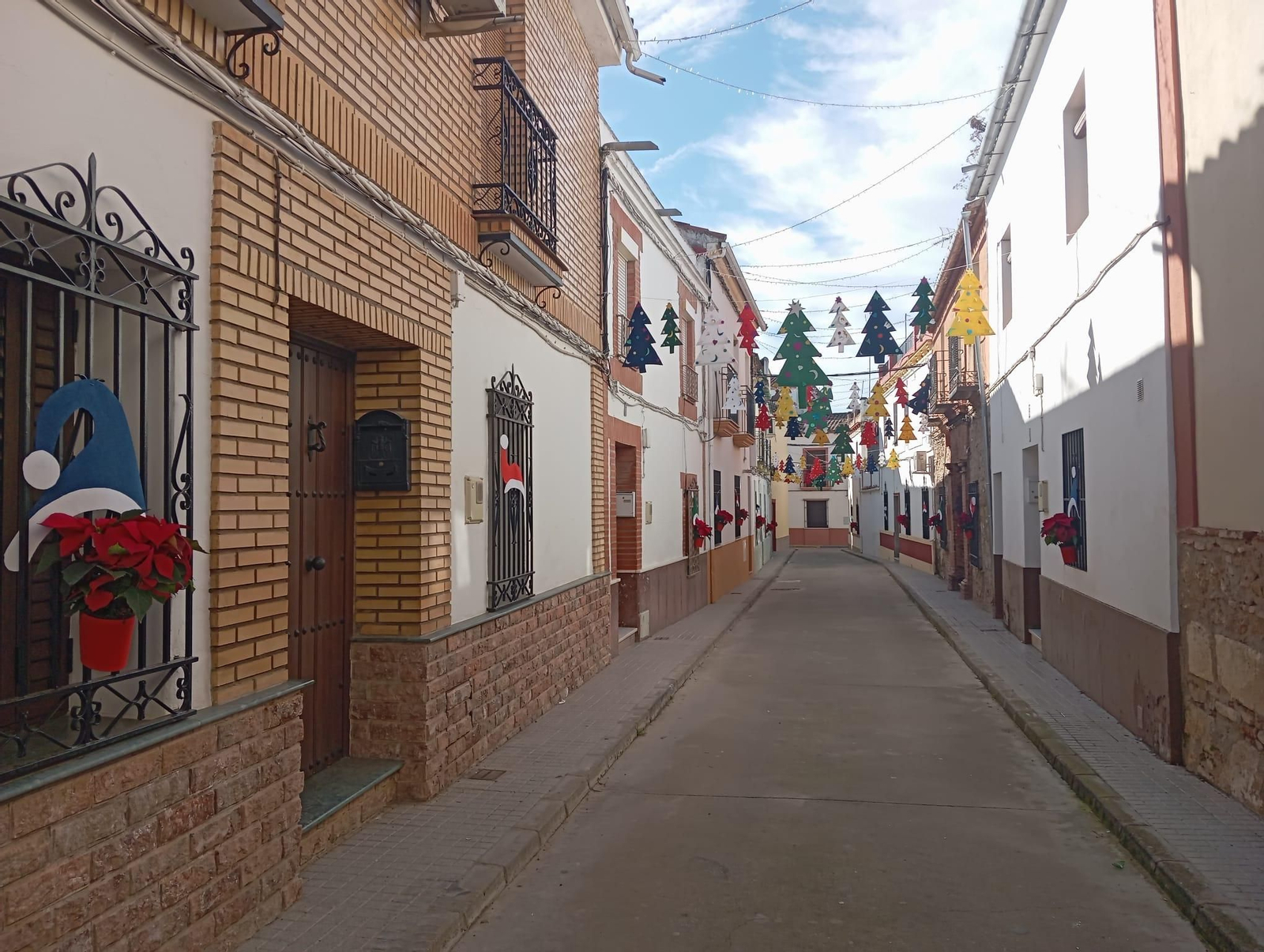 Las calles de Villafranca de Córdoba decoradas por Navidad