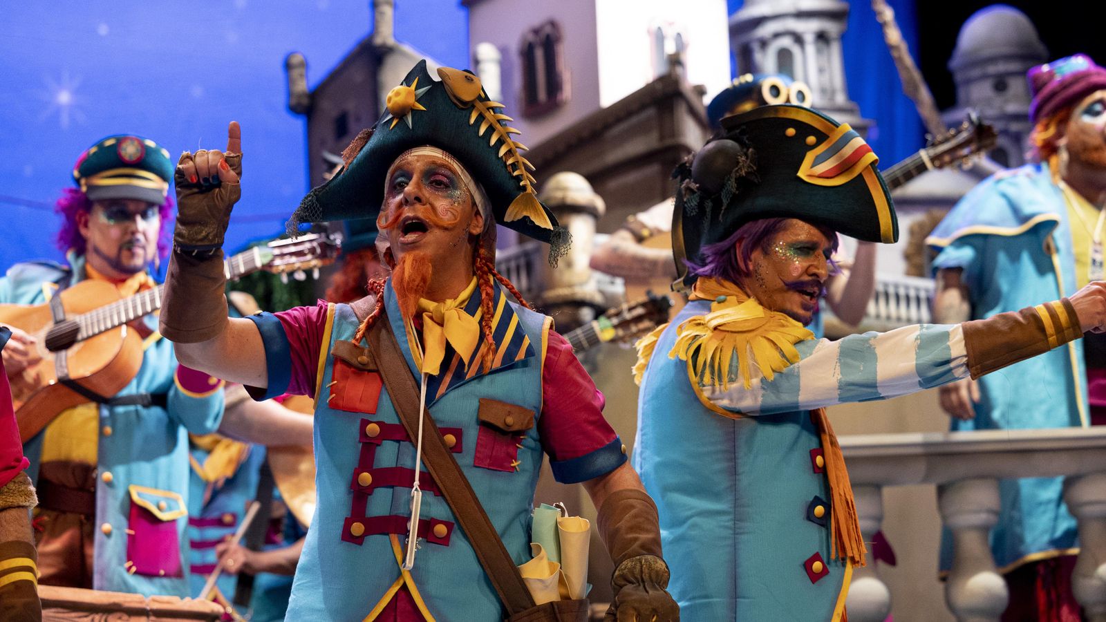 La comparsa 'Los colgaos'