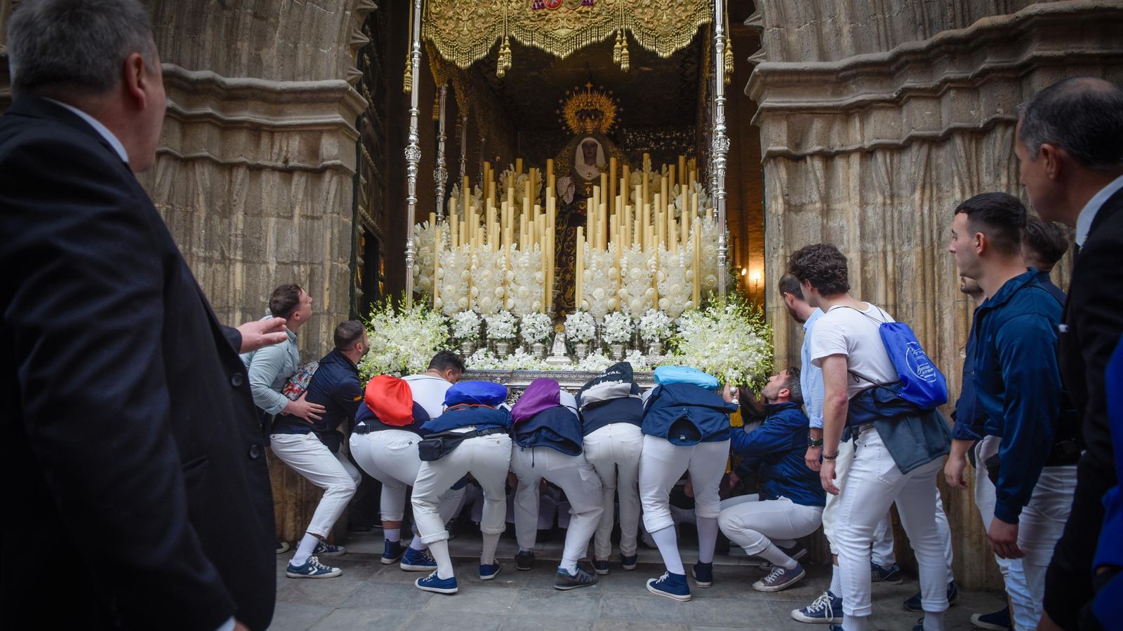 La hermandad de San Esteban en la Semana Santa de Sevilla 2024