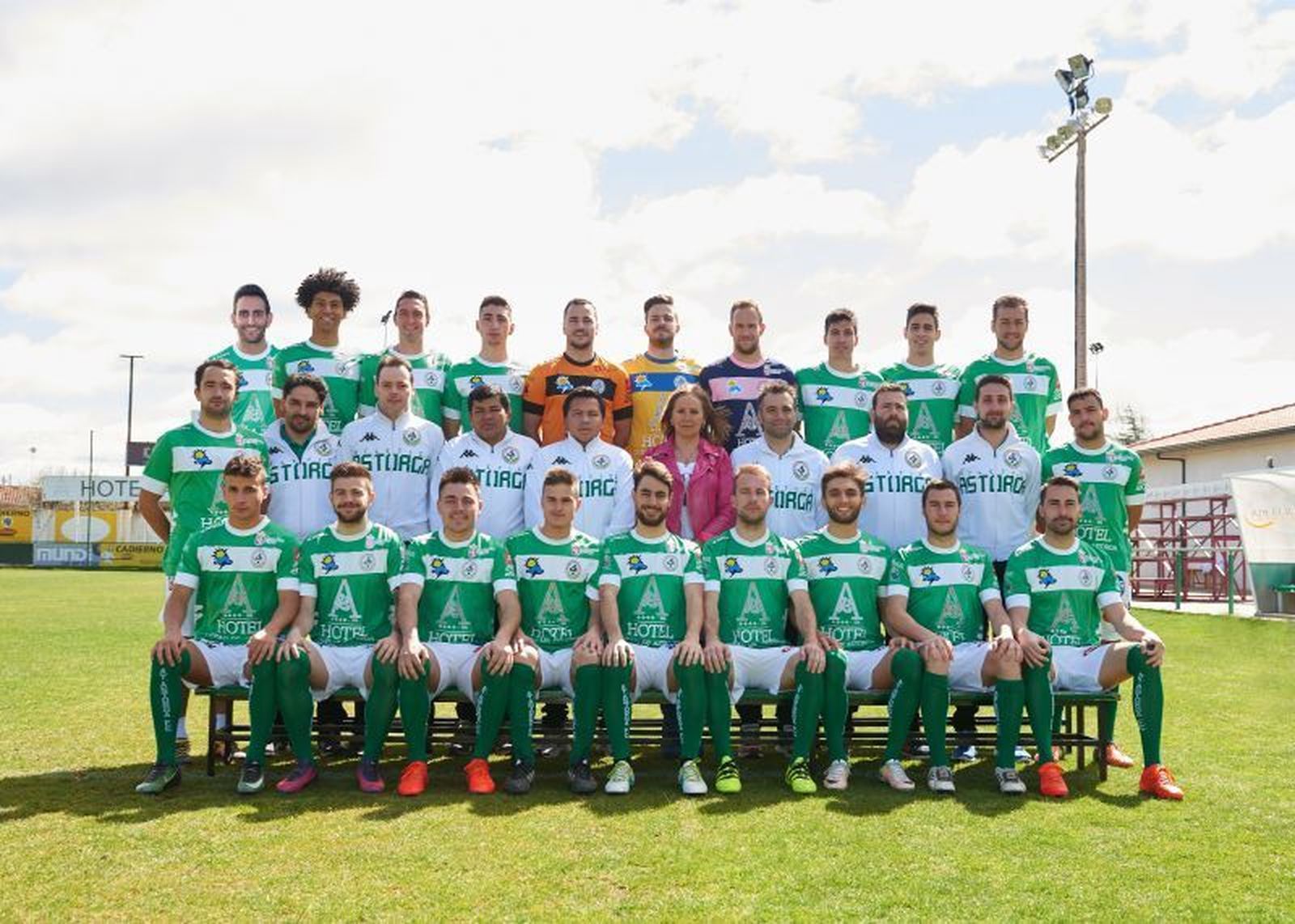 Imagen de la plantilla del Atlético Astorga 2016-17.