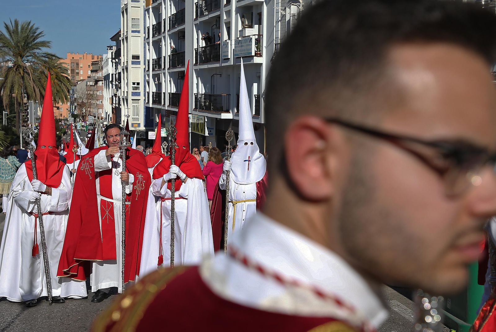 Fotos del Domingo de Ramos en Algeciras: Borriquita y Oración en el Huerto