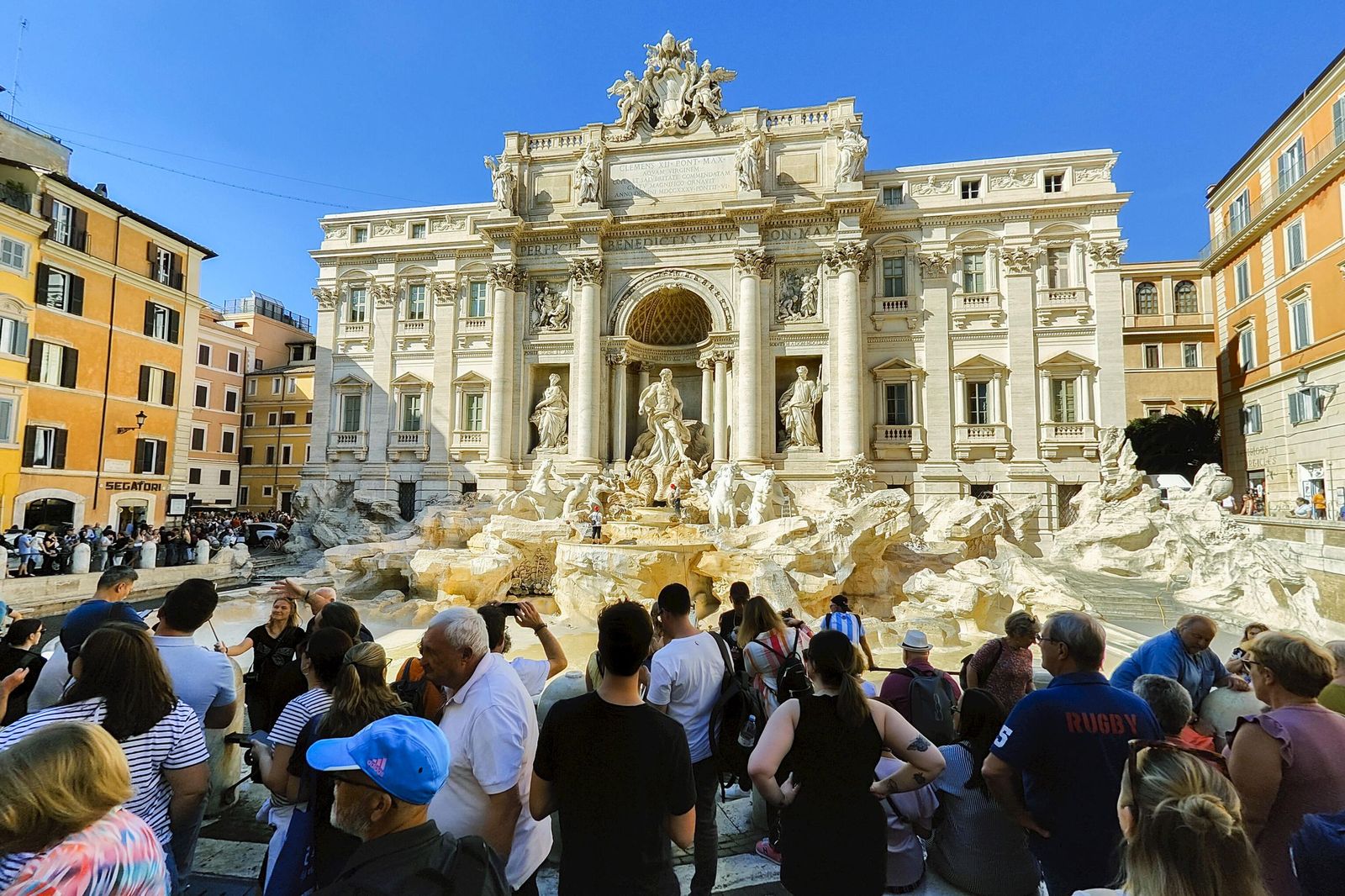 La Fontana di Trevi en Roma