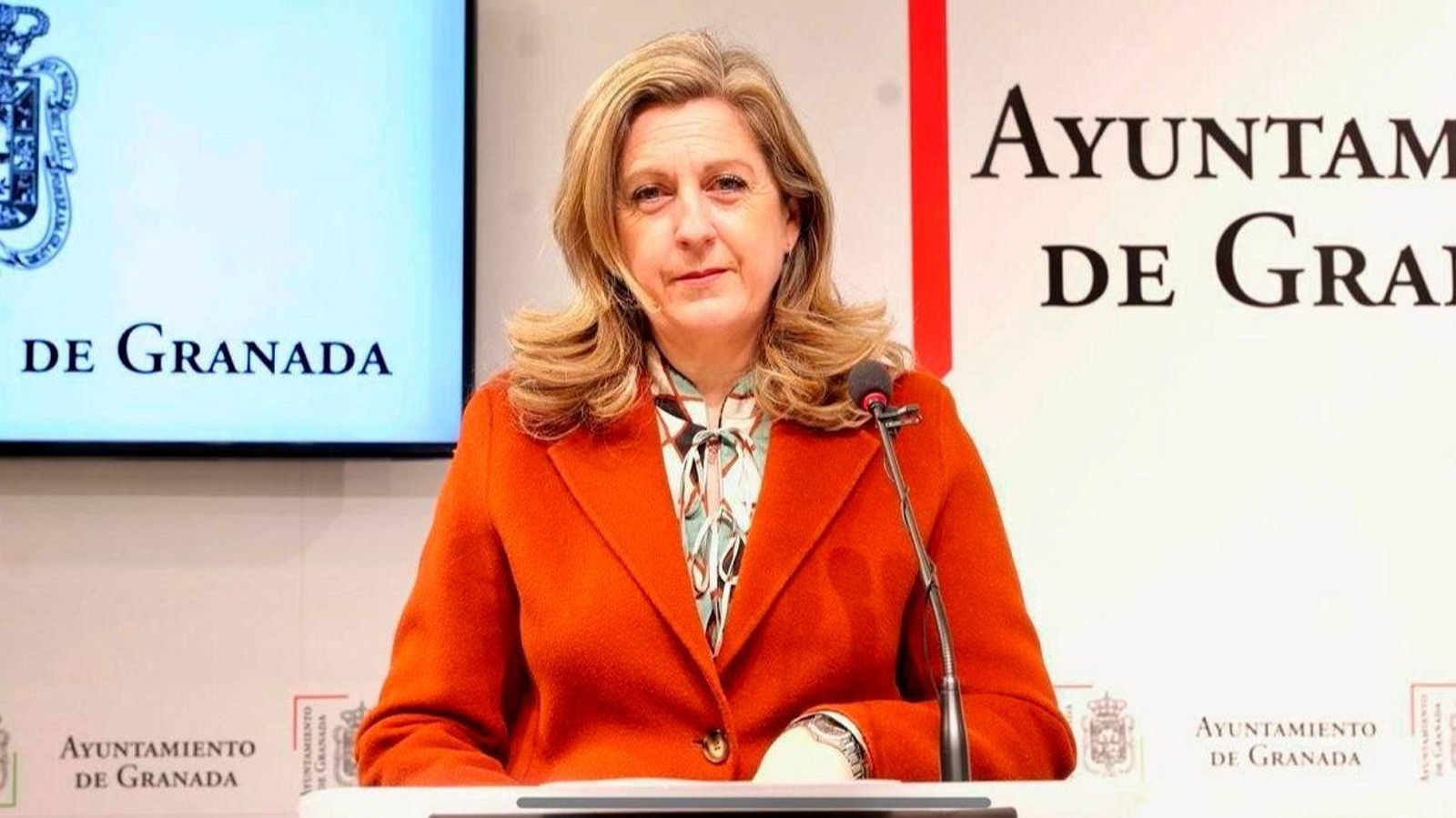 La portavoz de Vox en el Ayuntamiento de Granada , Beatriz Sánchez Agustino