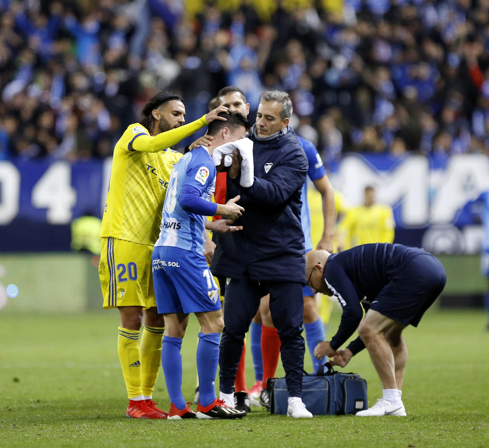 Las mejores imágenes del Málaga-Cádiz