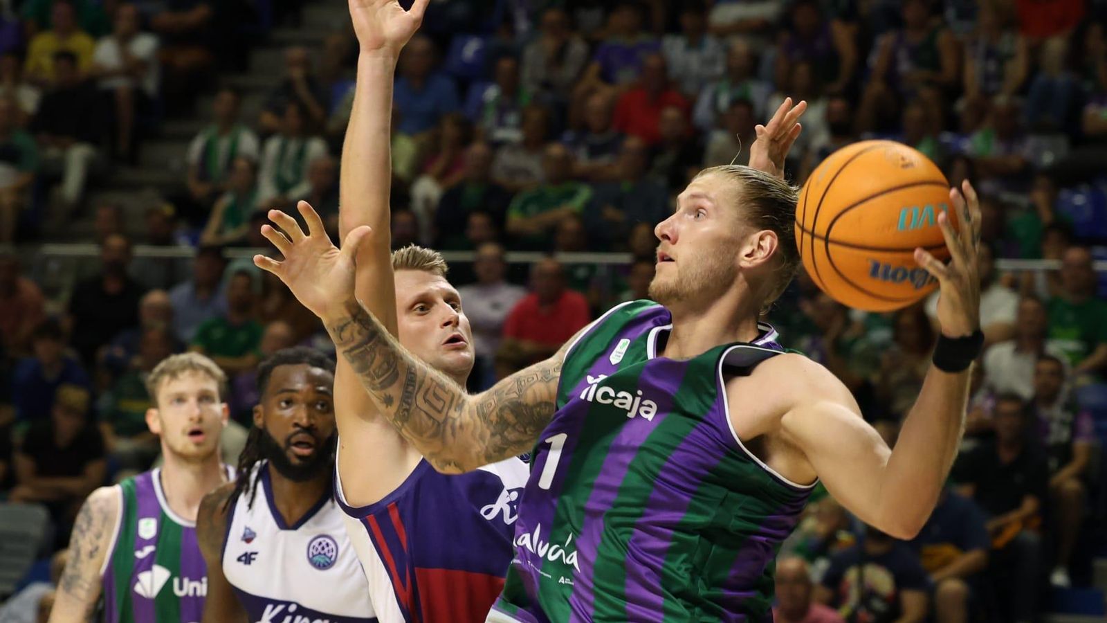 Las mejores fotos del Unicaja-King Szczecin de la BCL
