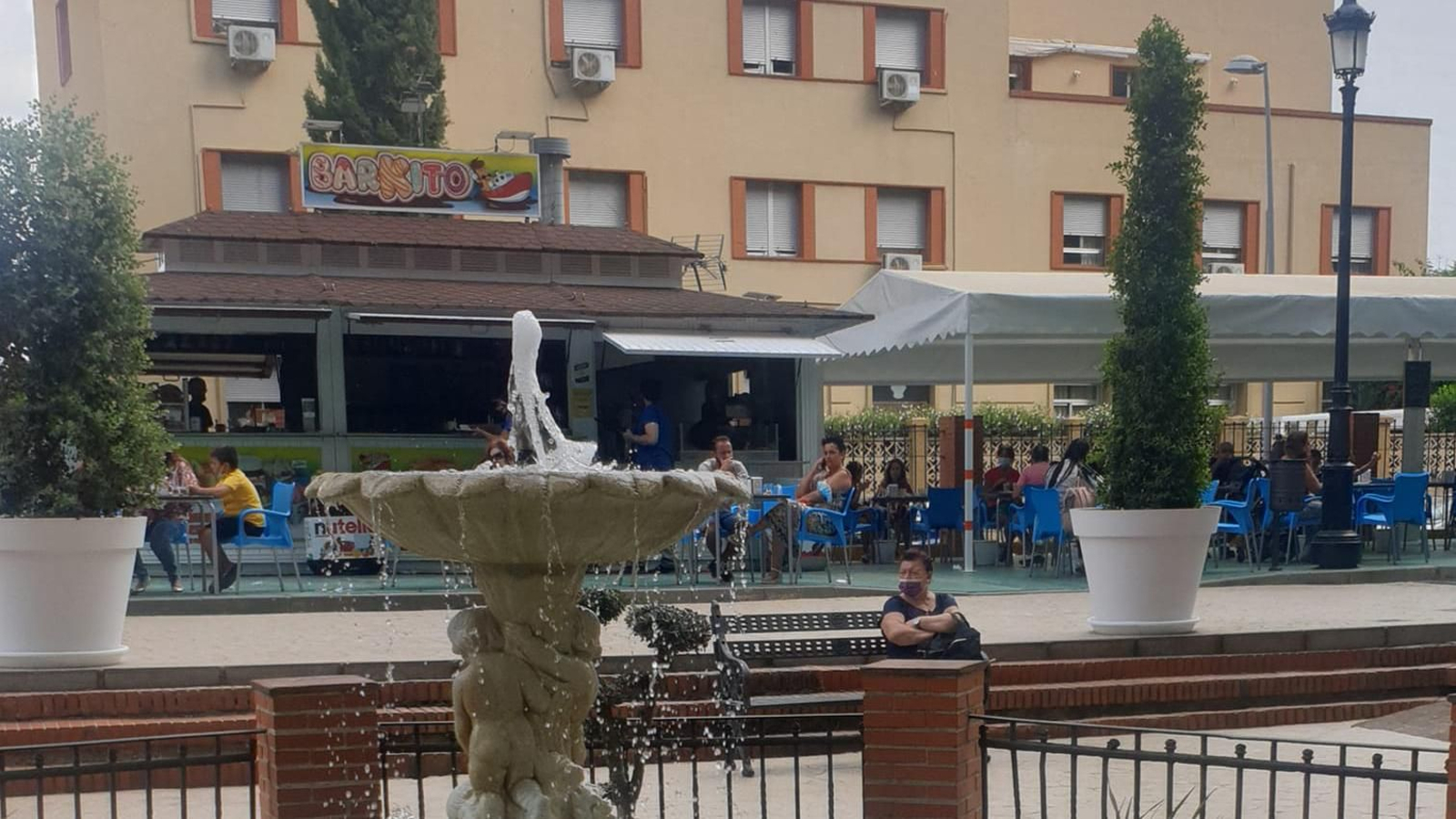 La cafetería del Parque María Cristina.