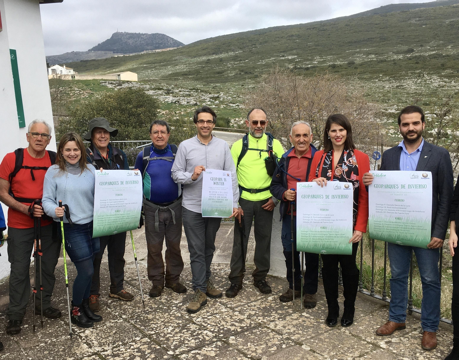 Asistentes a la presentación del programa 'Geoparque de Invierno'.